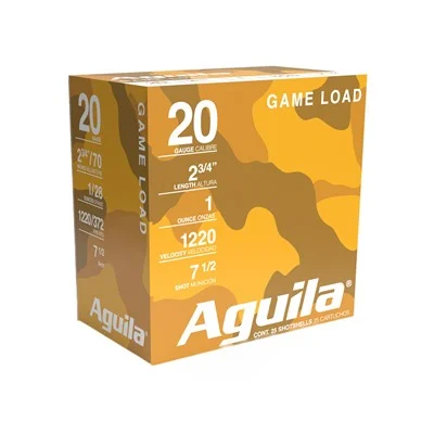 Aguila Ammunition 20 Gauge BIRDSHOT – 25rd